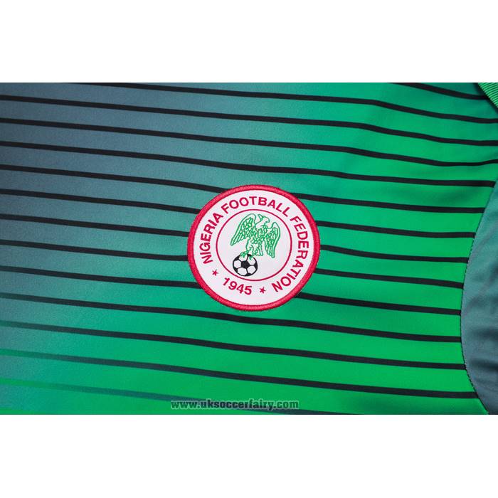 Tracksuit Nigeria Short Sleeve 2024-2025 Grey Green - Shorts